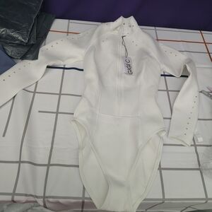 GIGI C White Bodysuit